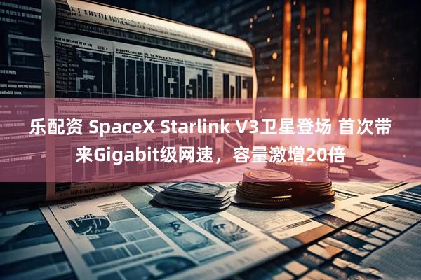 乐配资 SpaceX Starlink V3卫星登场 首次带来Gigabit级网速，容量激增20倍